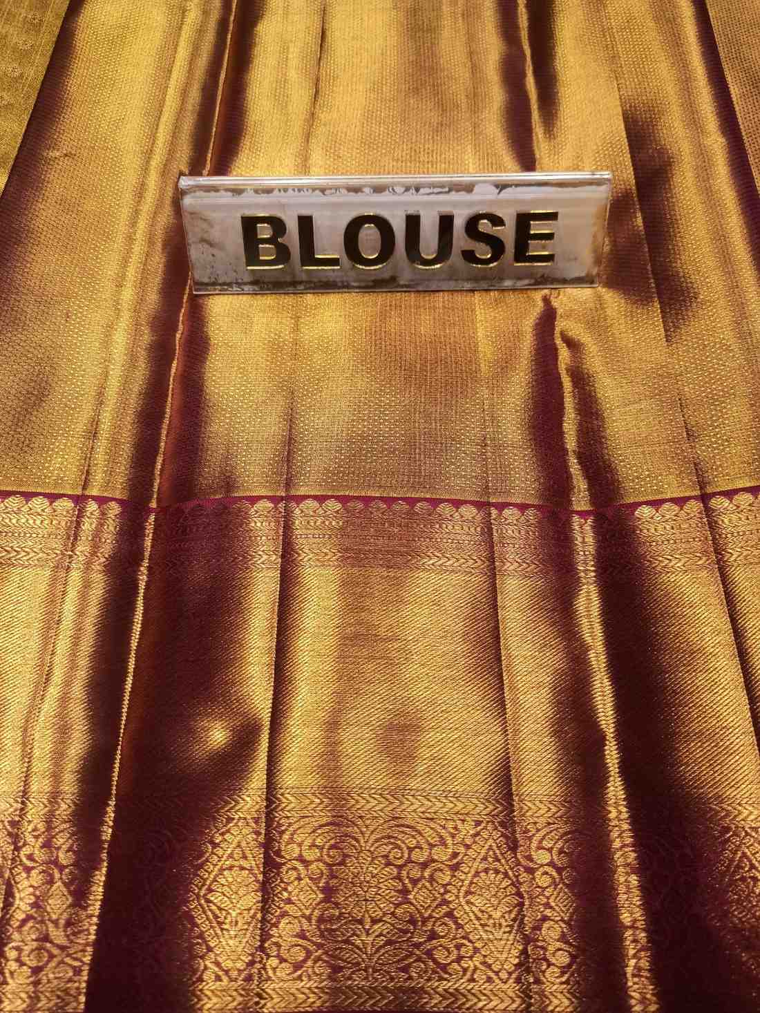 Pure Kanchipuram Silk Saree.