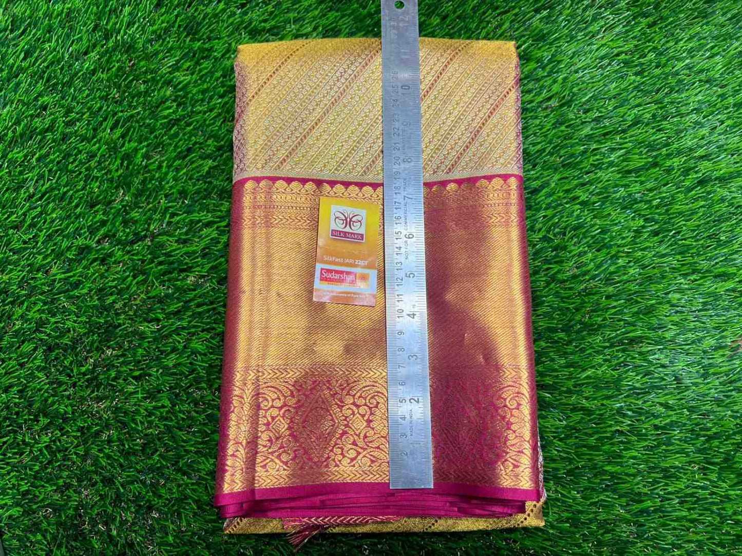 Pure Kanchipuram Silk Saree.