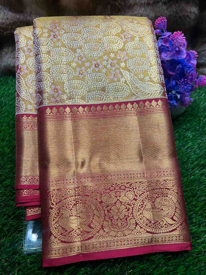 Pure Kanchipuram Silk Saree.