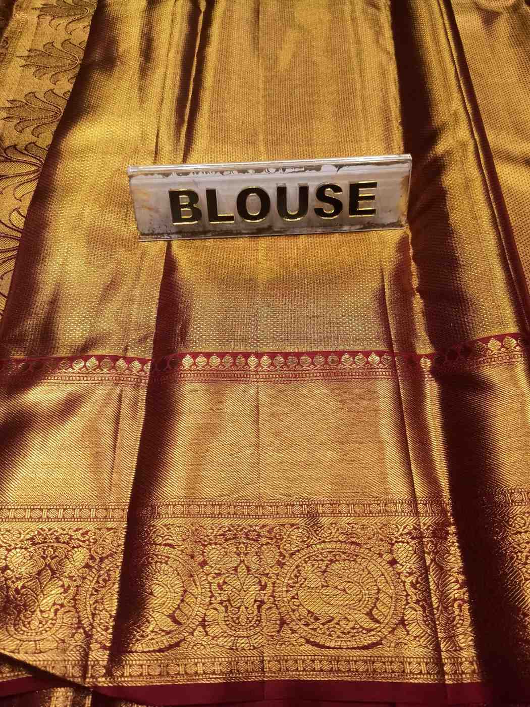 Pure Kanchipuram Silk Saree.