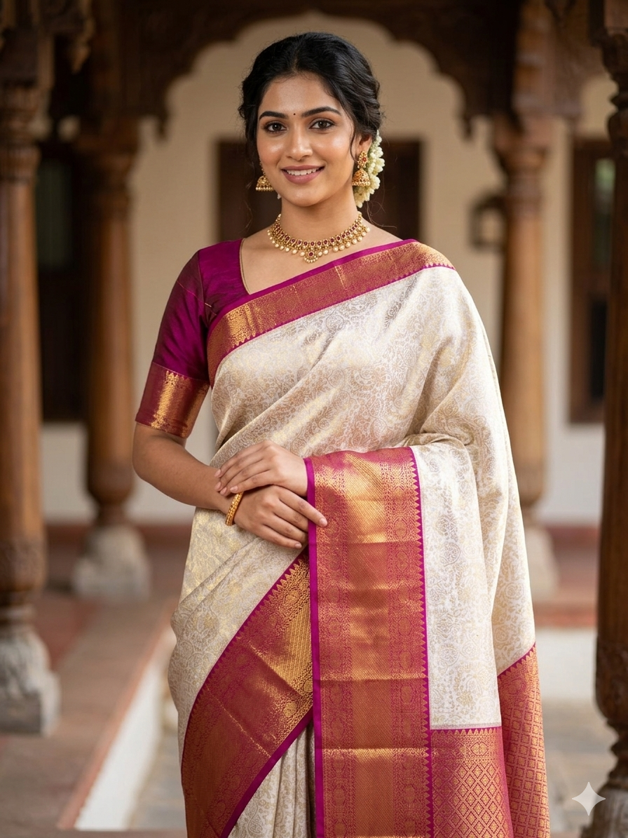 Pure Kanchipuram Silk Saree