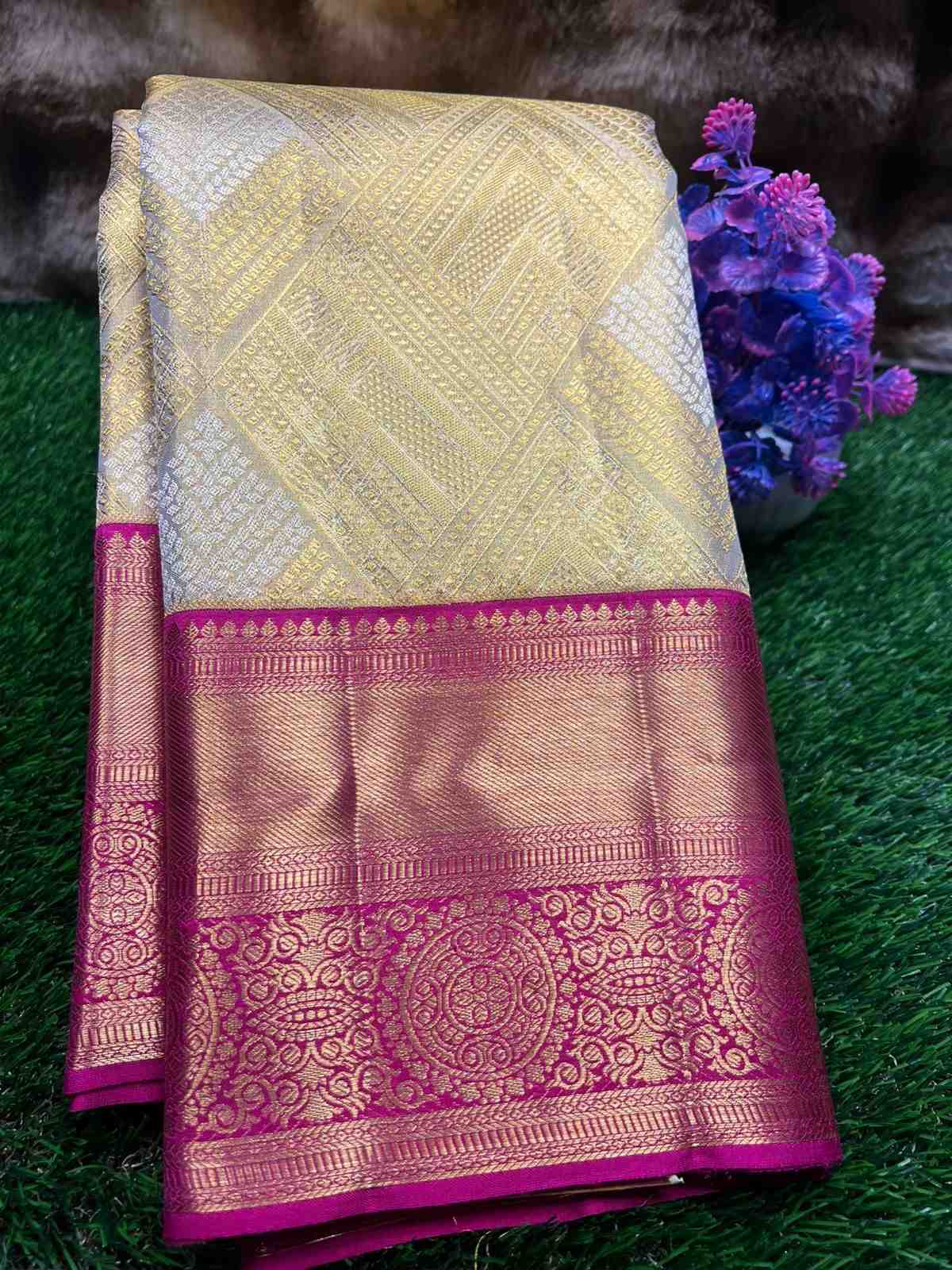 Pure Kanchipuram Silk Saree.