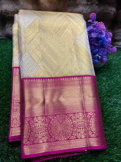 Pure Kanchipuram Silk Saree.