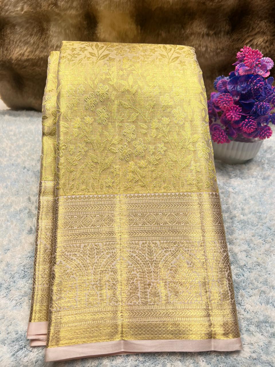 Pure Kanchipuram Silk Saree.