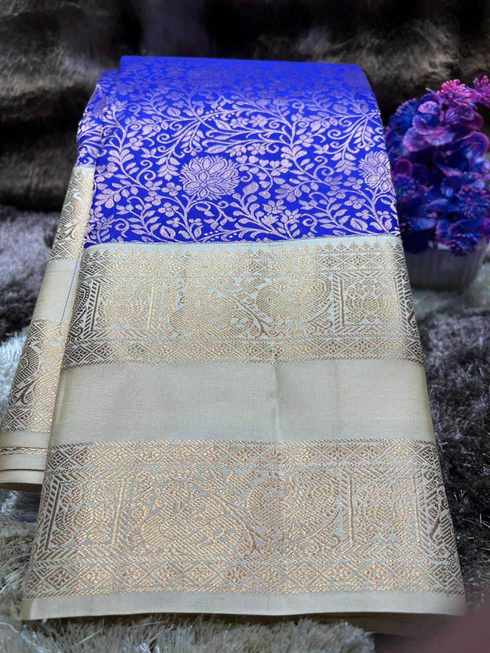 Pure Kanchipuram Silk Saree.