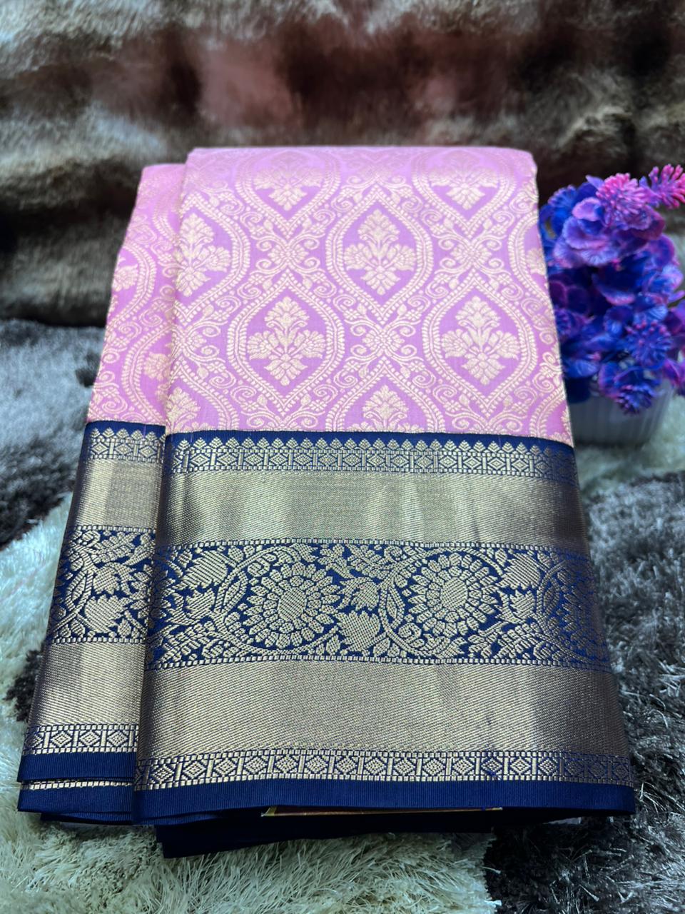 Pure Kanchipuram Silk Saree.