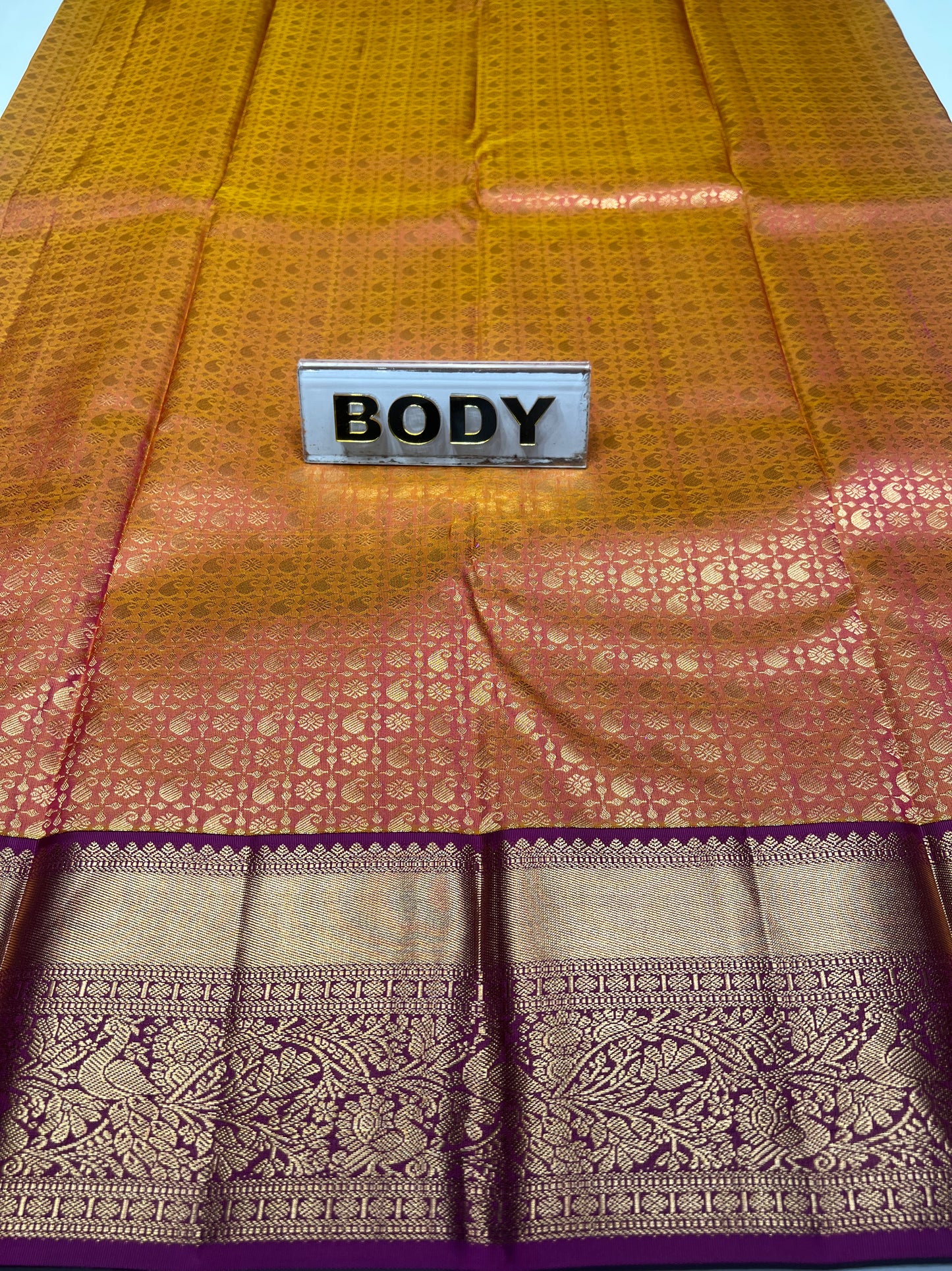 Pure Kanchipuram Silk Saree.