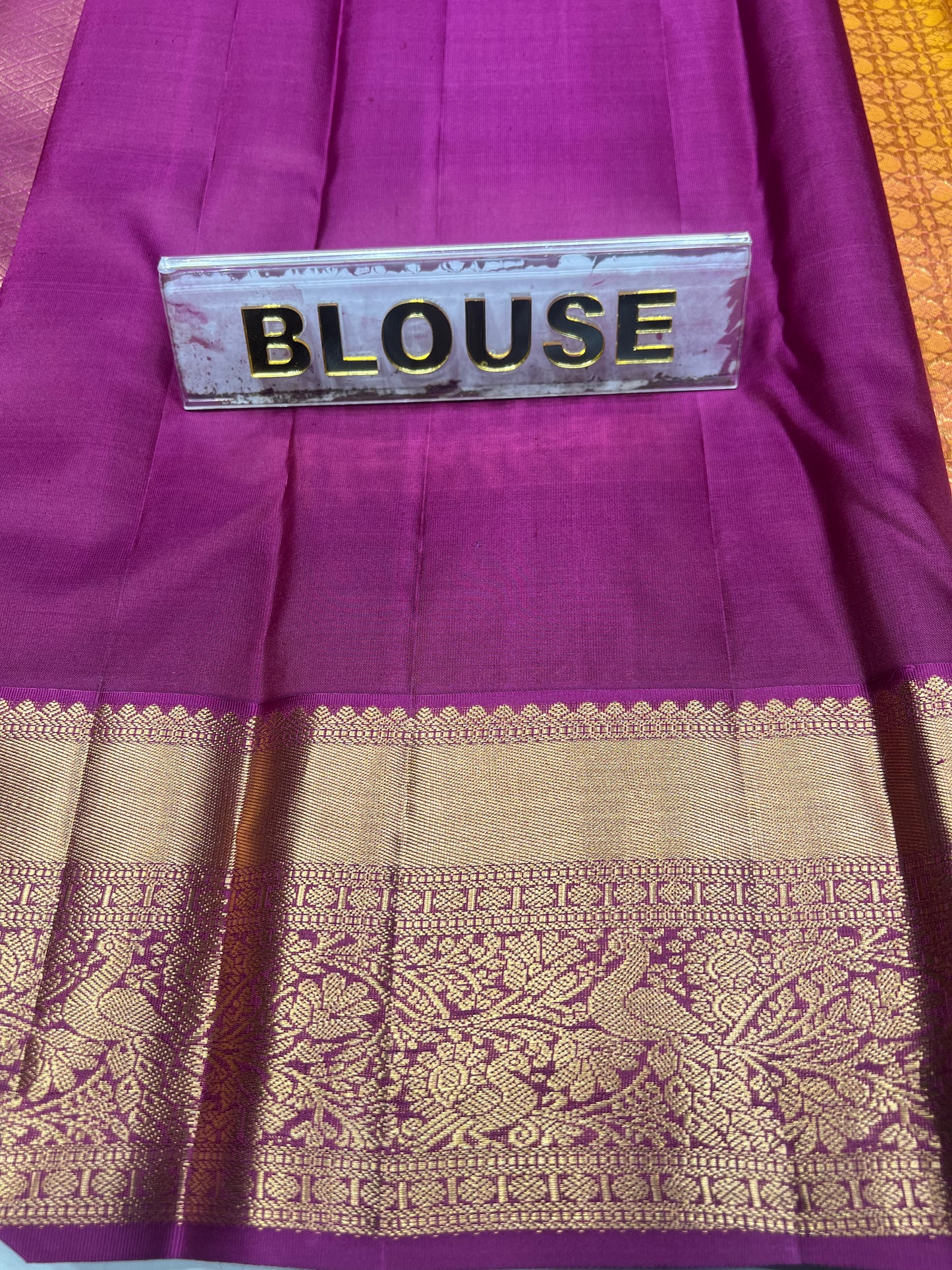 Pure Kanchipuram Silk Saree.