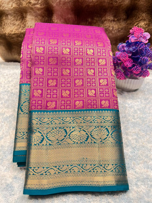 Pure Kanchipuram Silk Saree.