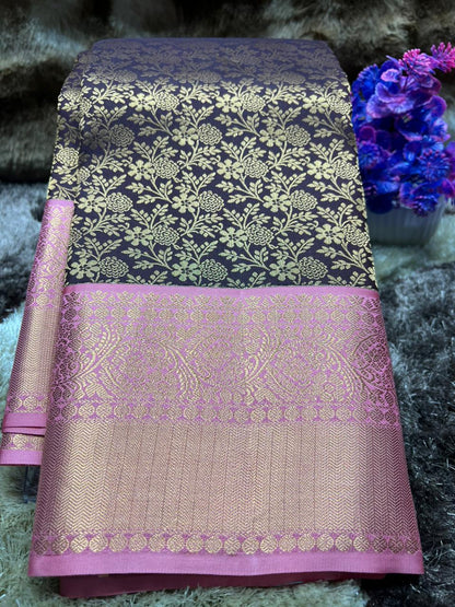 Pure Kanchipuram Silk Saree.