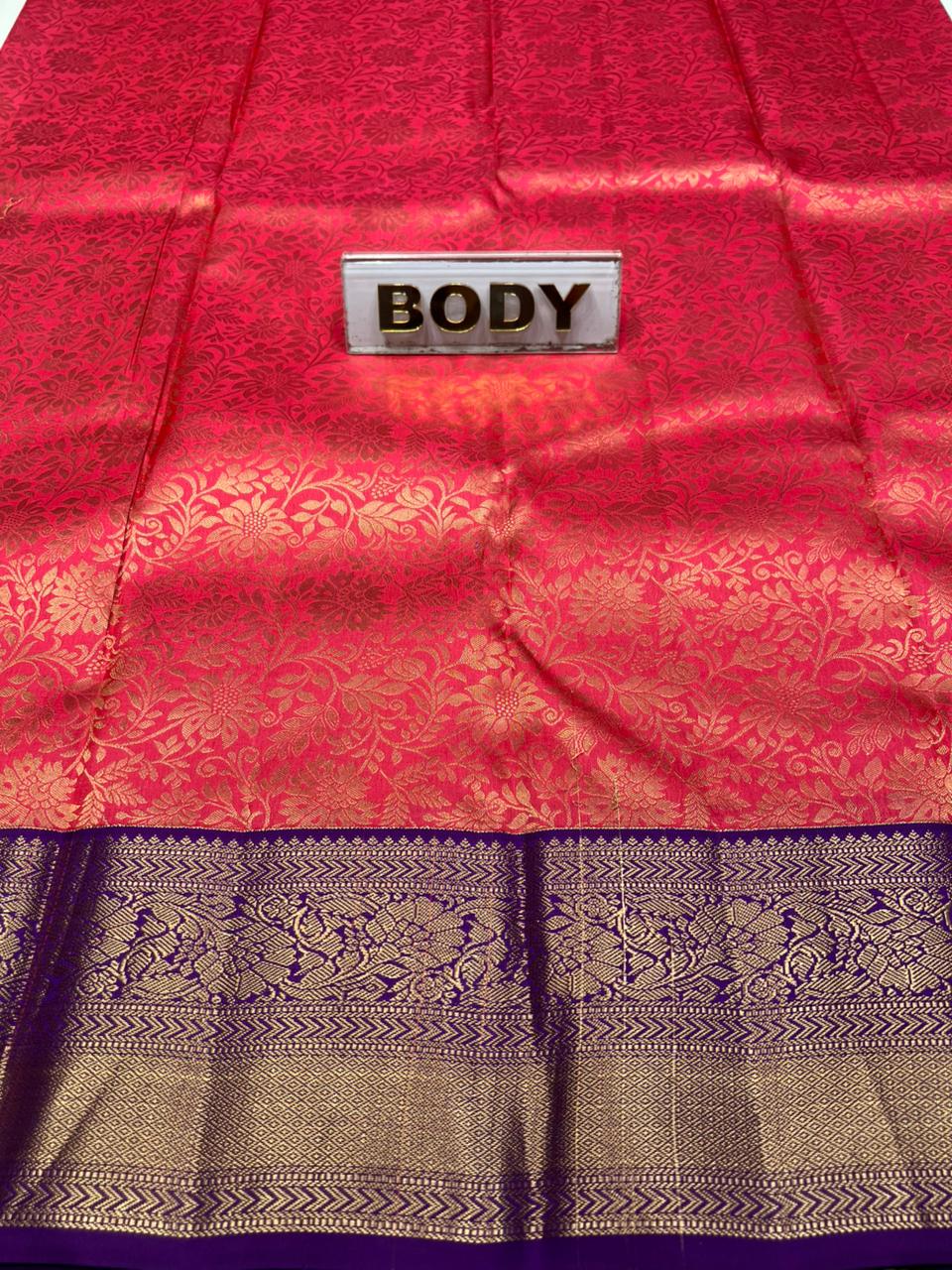 Pure Kanchipuram Silk Saree.