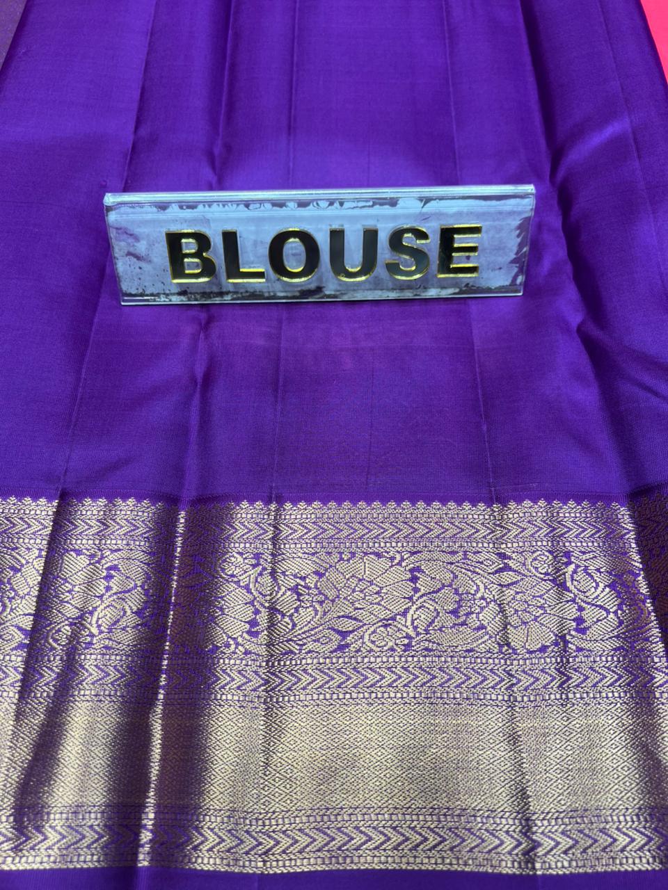 Pure Kanchipuram Silk Saree.