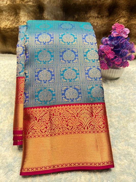 Pure Kanchipuram Silk Saree.