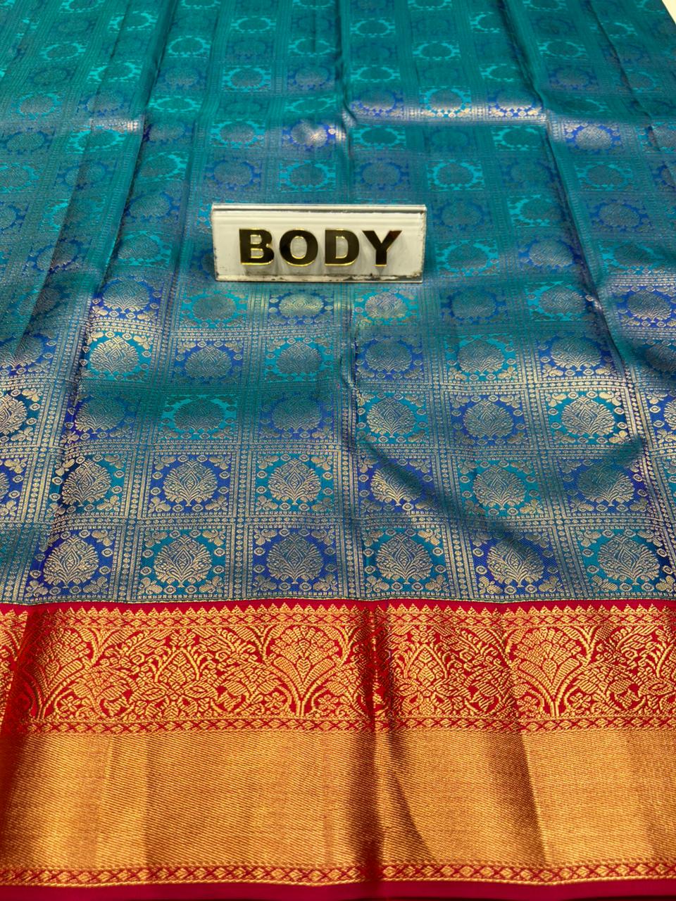 Pure Kanchipuram Silk Saree.