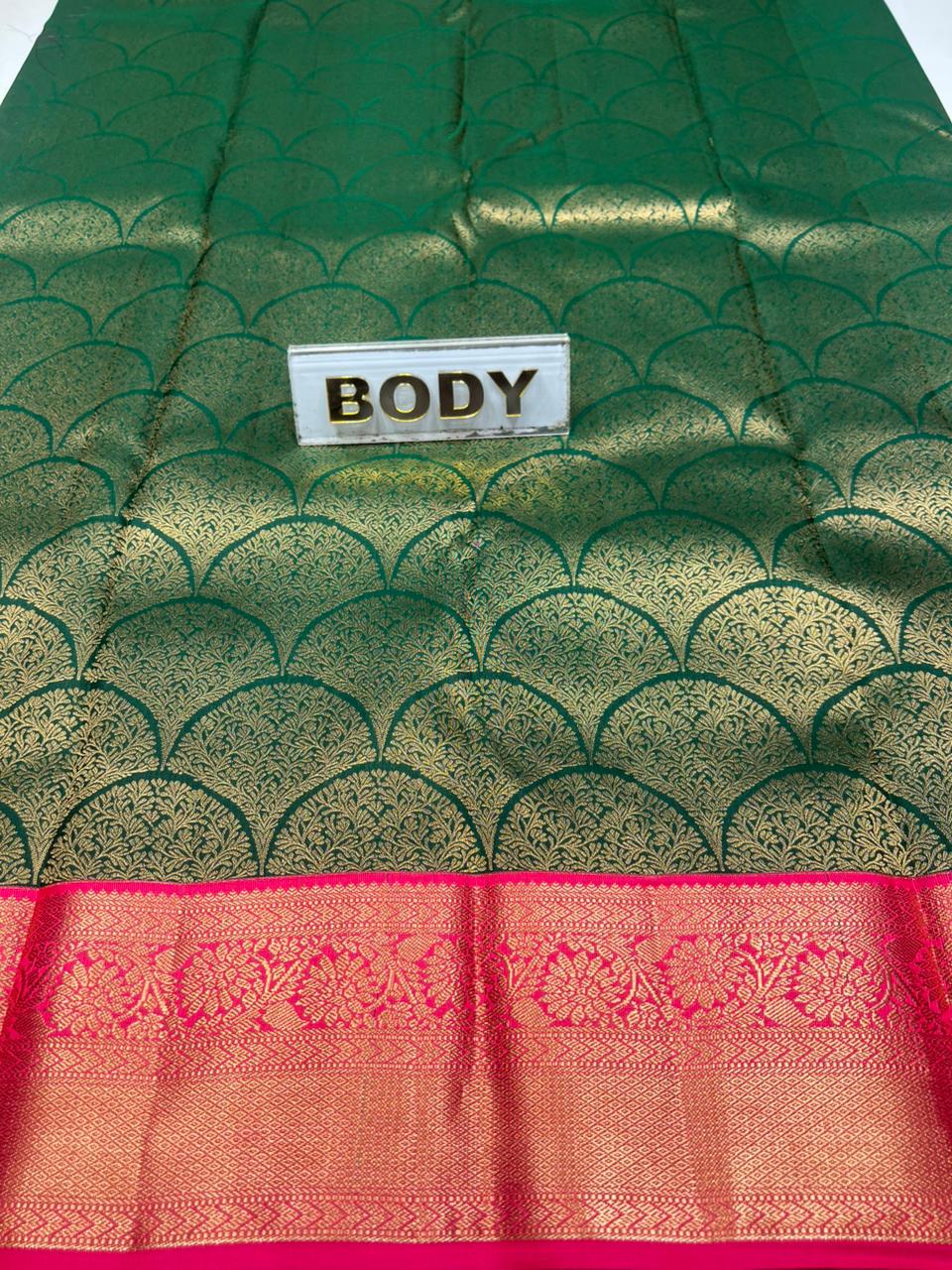 Pure Kanchipuram Silk Saree.