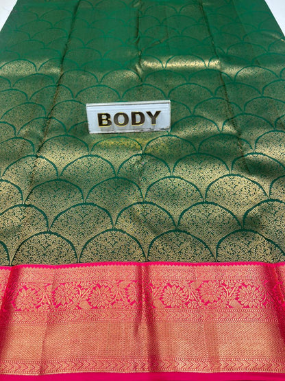 Pure Kanchipuram Silk Saree.