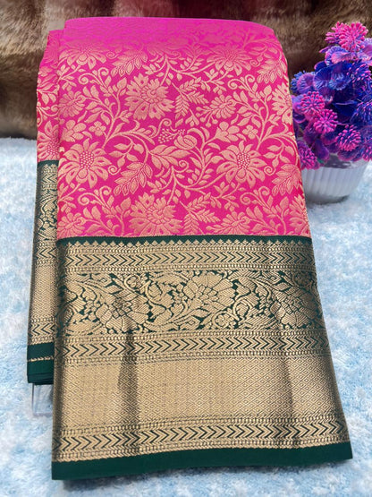 Pure Kanchipuram Silk Saree.
