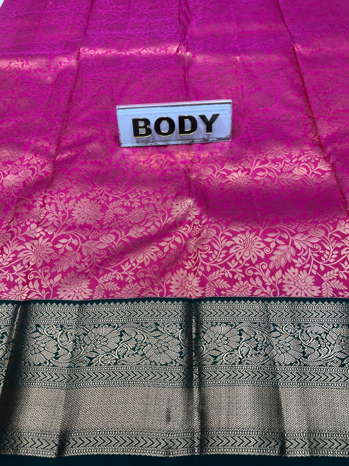 Pure Kanchipuram Silk Saree.