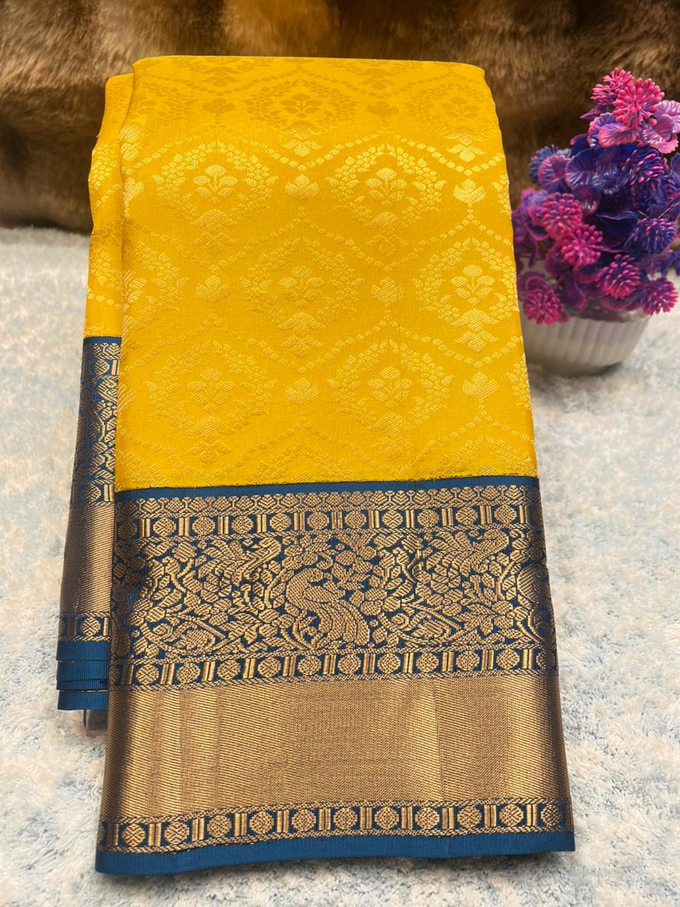 Pure Kanchipuram Silk Saree.