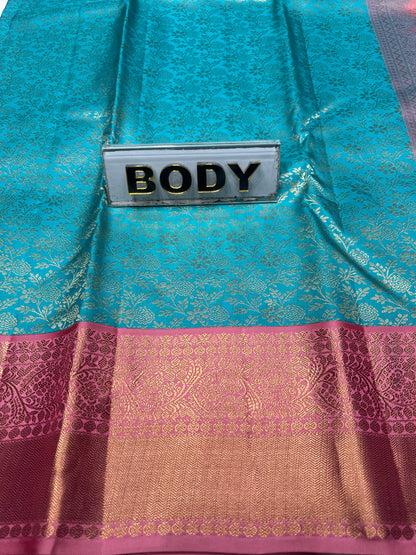 Pure Kanchipuram Silk Saree.