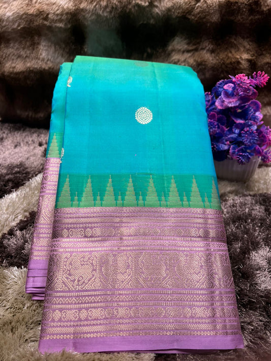 Pure Kanchipuram Silk Saree.