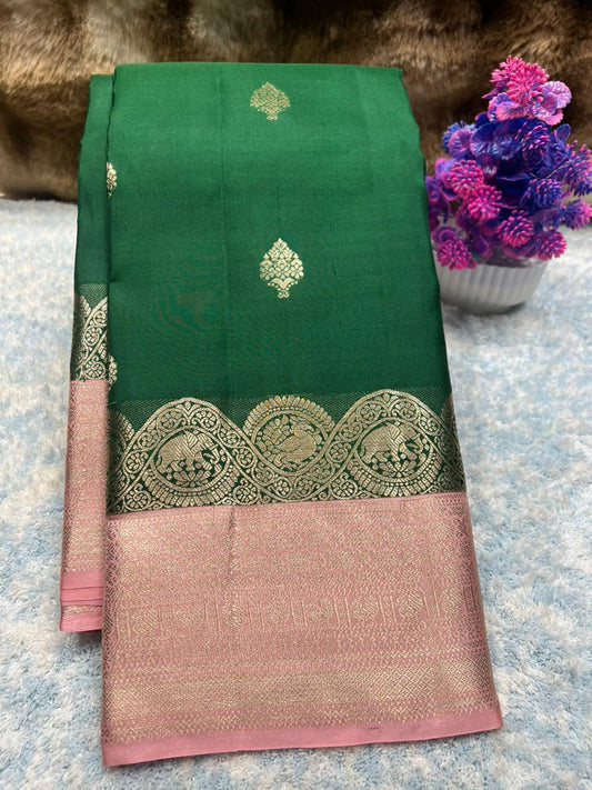 Pure Kanchipuram Silk Saree.