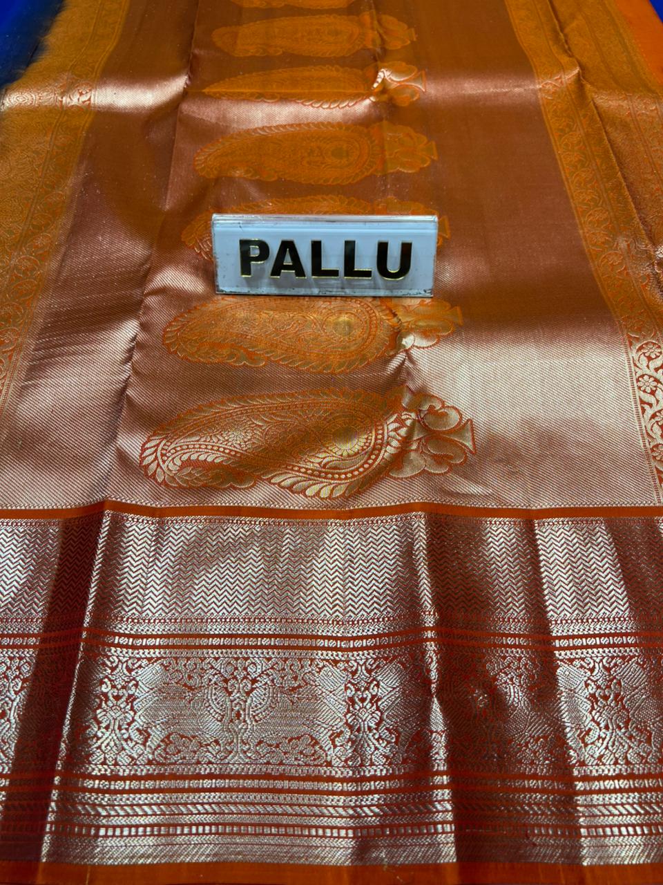 Pure Kanchipuram Silk Saree.