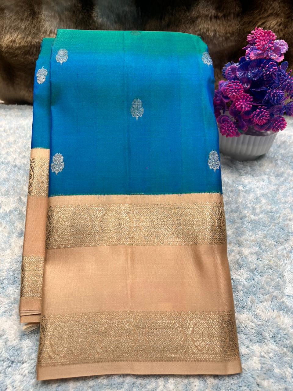 Pure Kanchipuram Silk Saree.