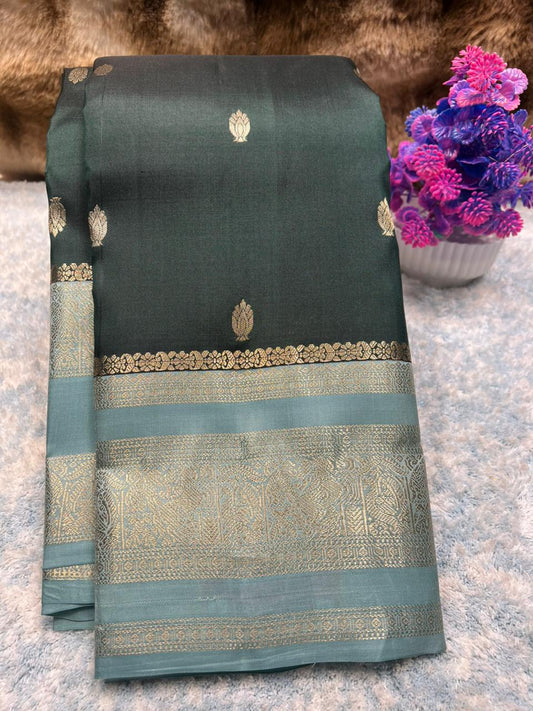 Pure Kanchipuram Silk Saree.