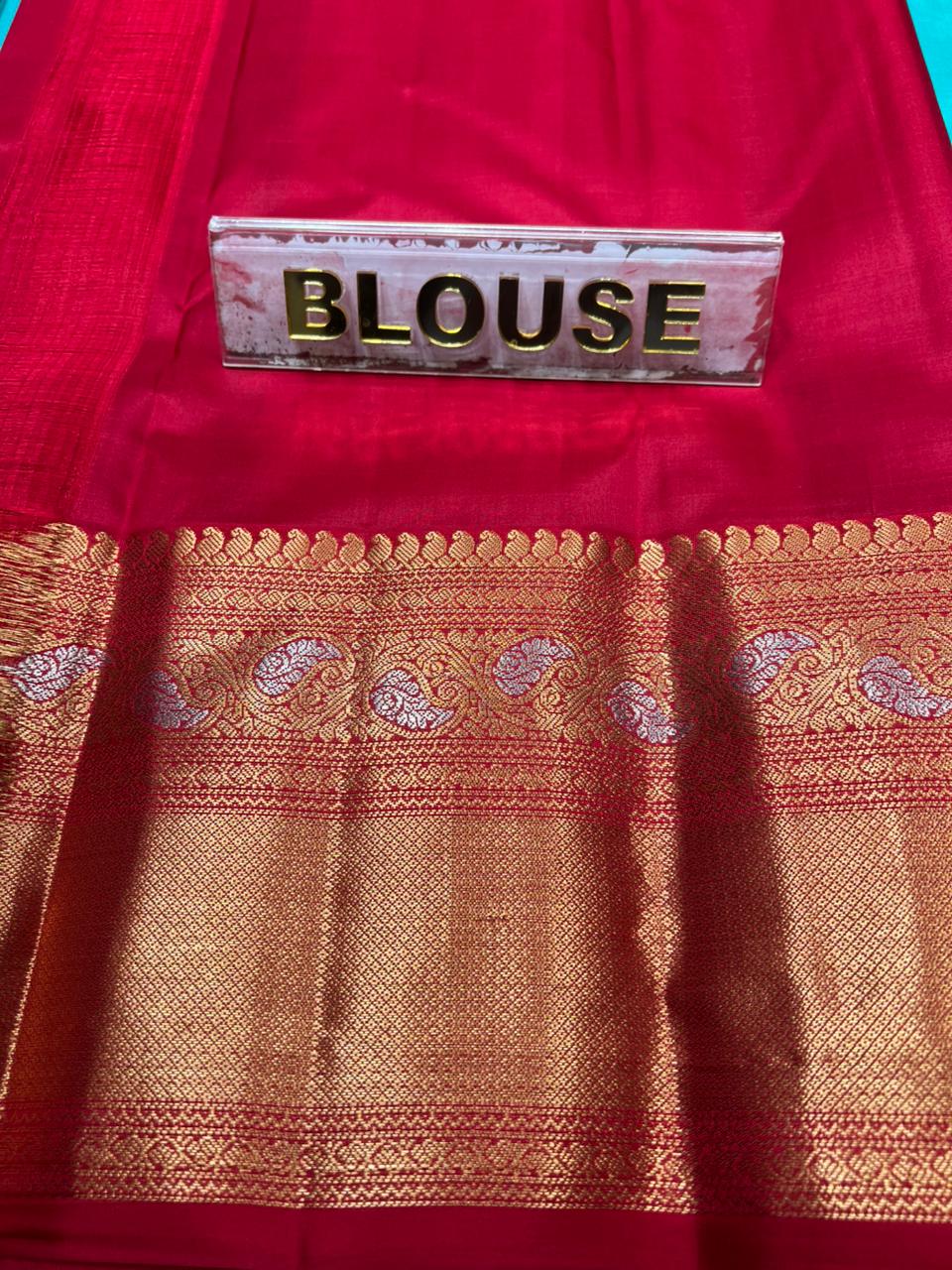 Pure Kanchipuram Silk Saree.