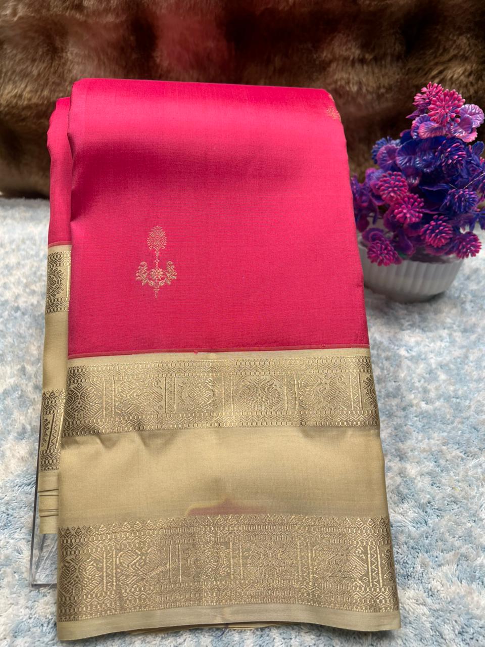 Pure Kanchipuram Silk Saree.