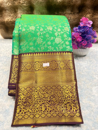 Pure Kanchipuram Silk Saree.