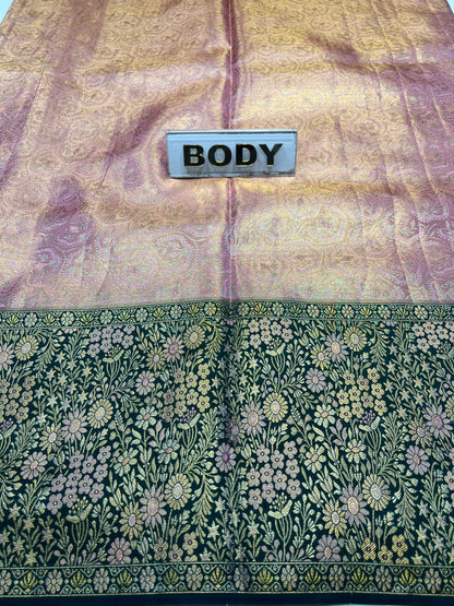 Two fabric samples with different patterns and a label labeled 'BODY'.