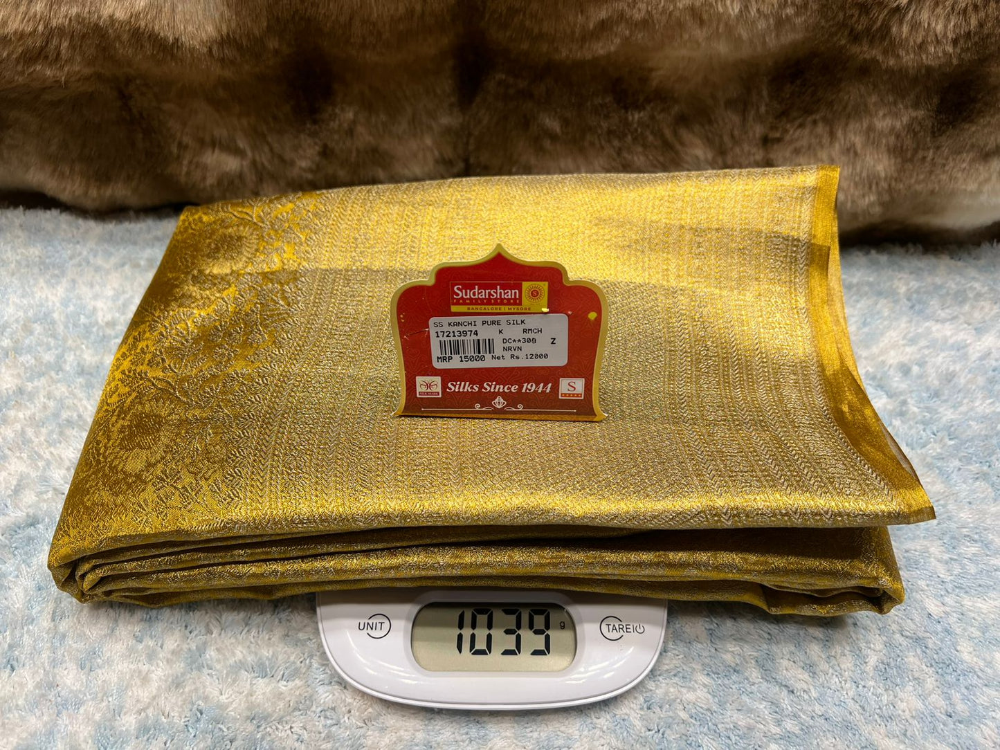 Pure Kanchipuram Silk Saree.