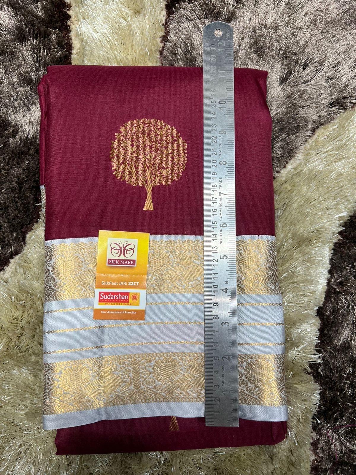 Pure Kanchipuram Silk Saree.