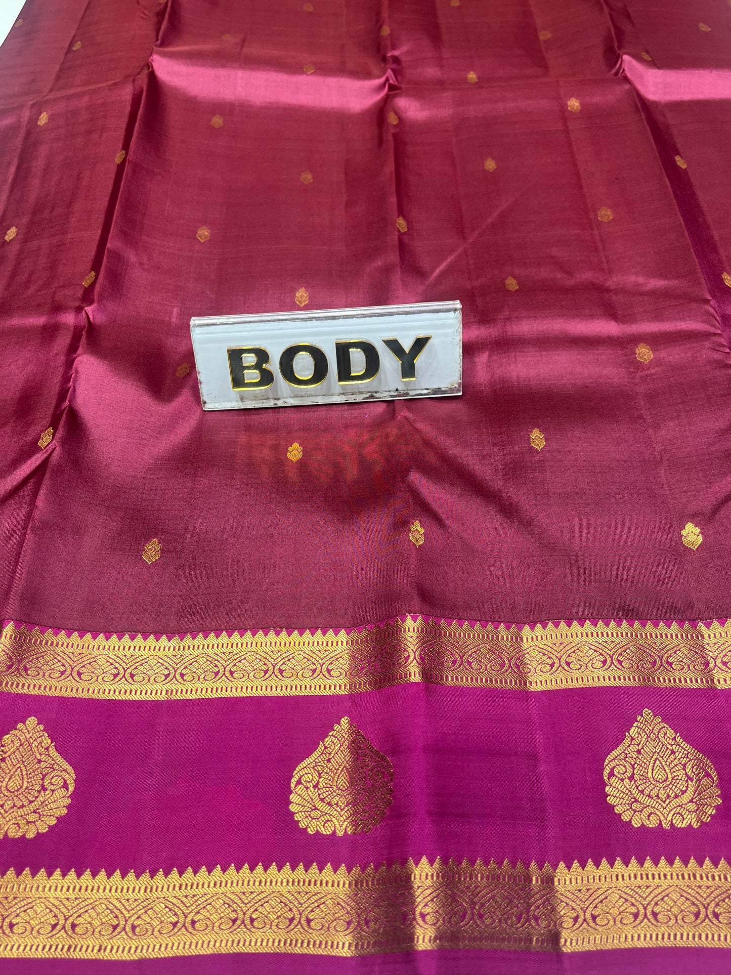 Pure Kanchipuram Silk Saree.
