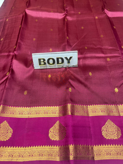 Pure Kanchipuram Silk Saree.