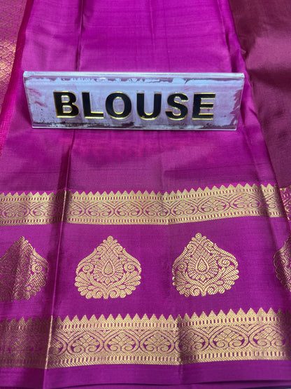 Pure Kanchipuram Silk Saree.