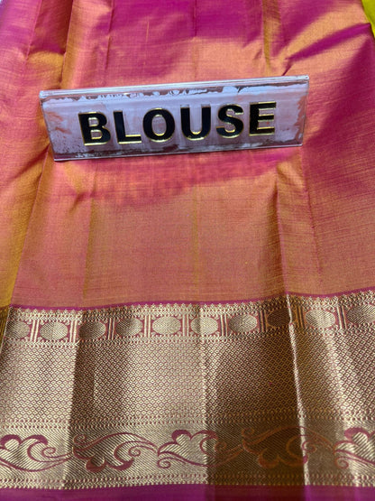 Pure Kanchipuram Silk Saree.