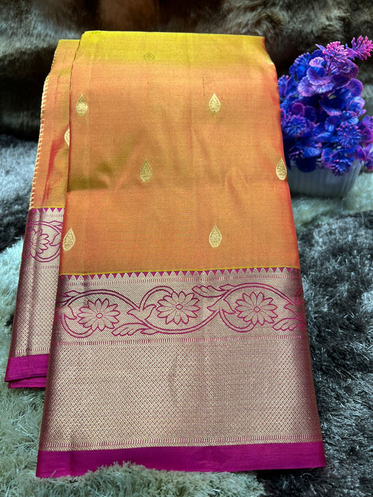Pure Kanchipuram Silk Saree.