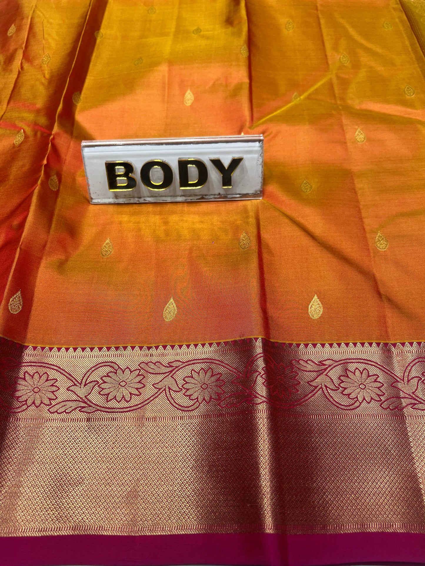 Pure Kanchipuram Silk Saree.