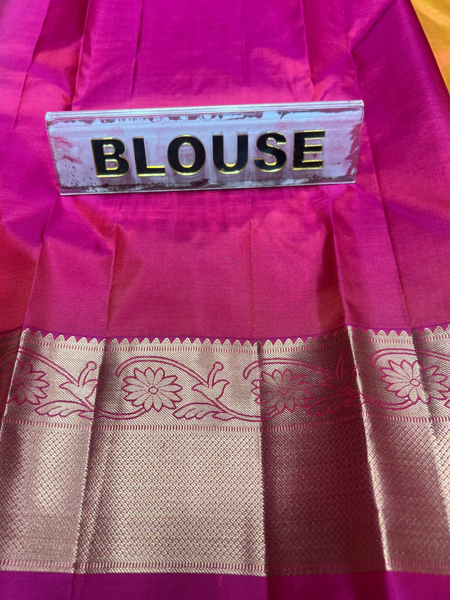 Pure Kanchipuram Silk Saree.