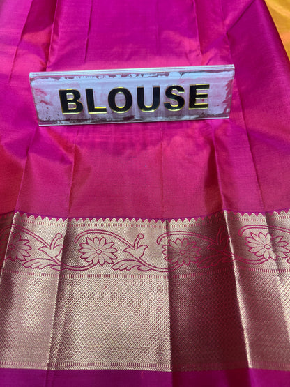 Pure Kanchipuram Silk Saree.