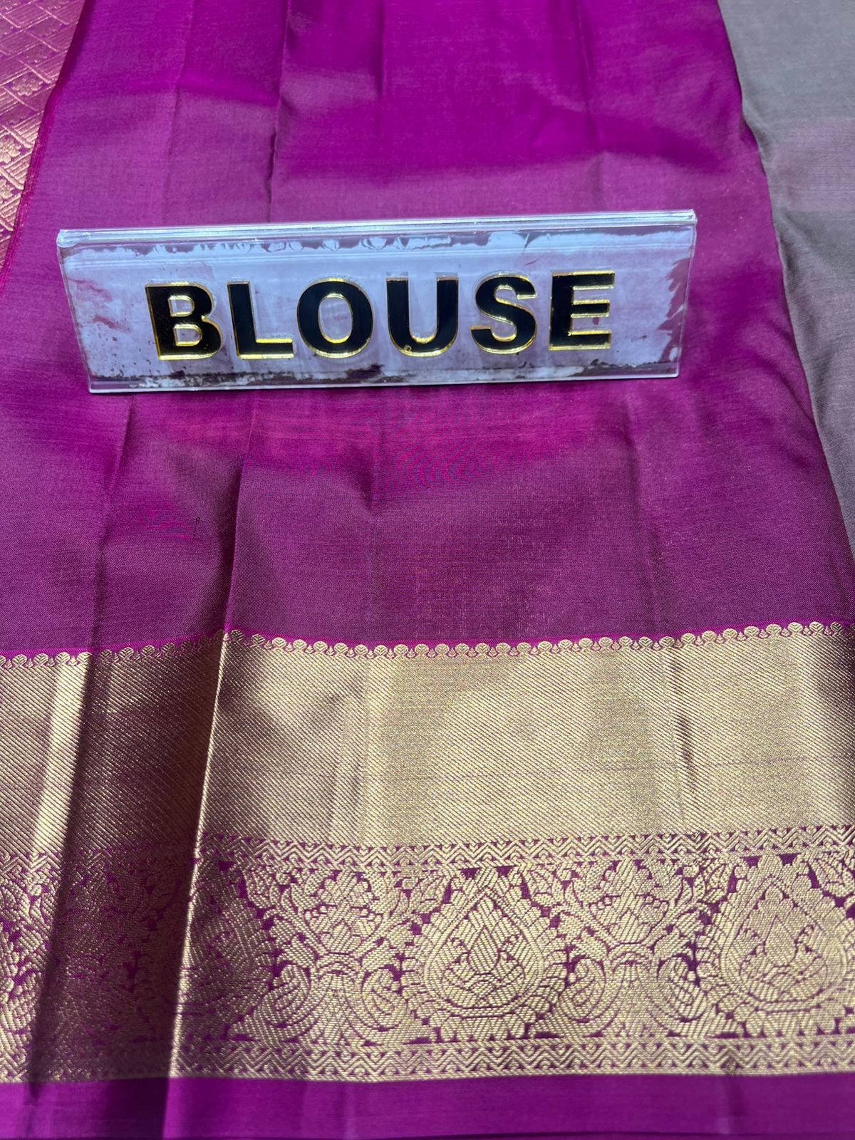 Pure Kanchipuram Silk Saree.