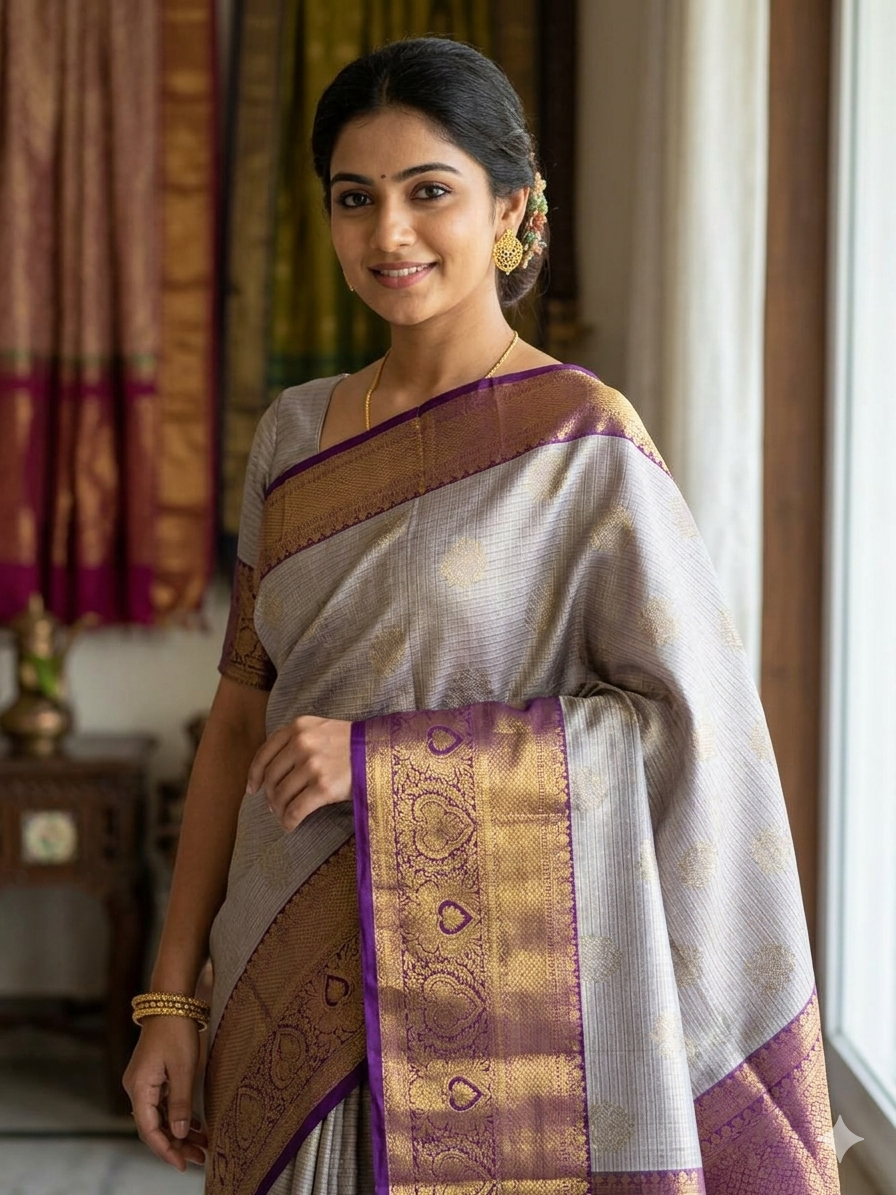 Pure Kanchipuram Silk Saree