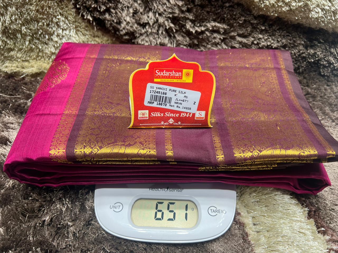 Pure Kanchipuram Silk Saree