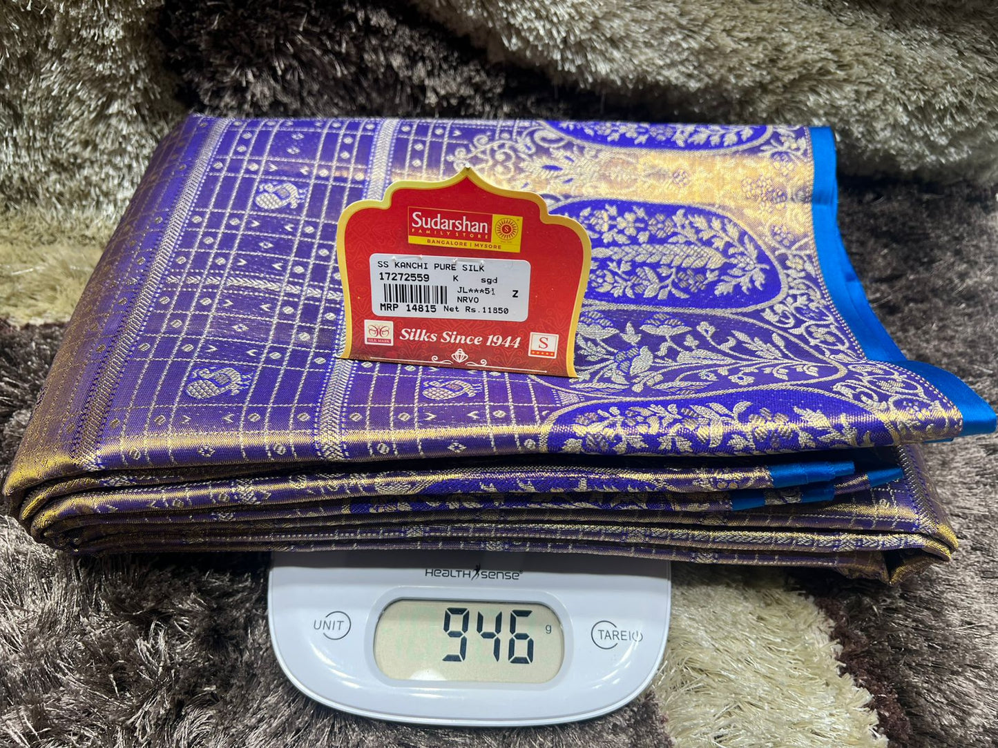Pure Kanchipuram Silk Saree
