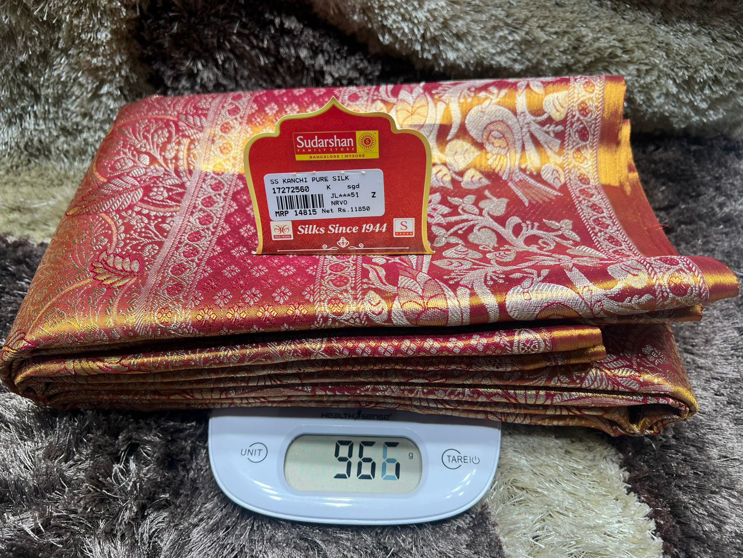 Pure Kanchipuram Silk Saree