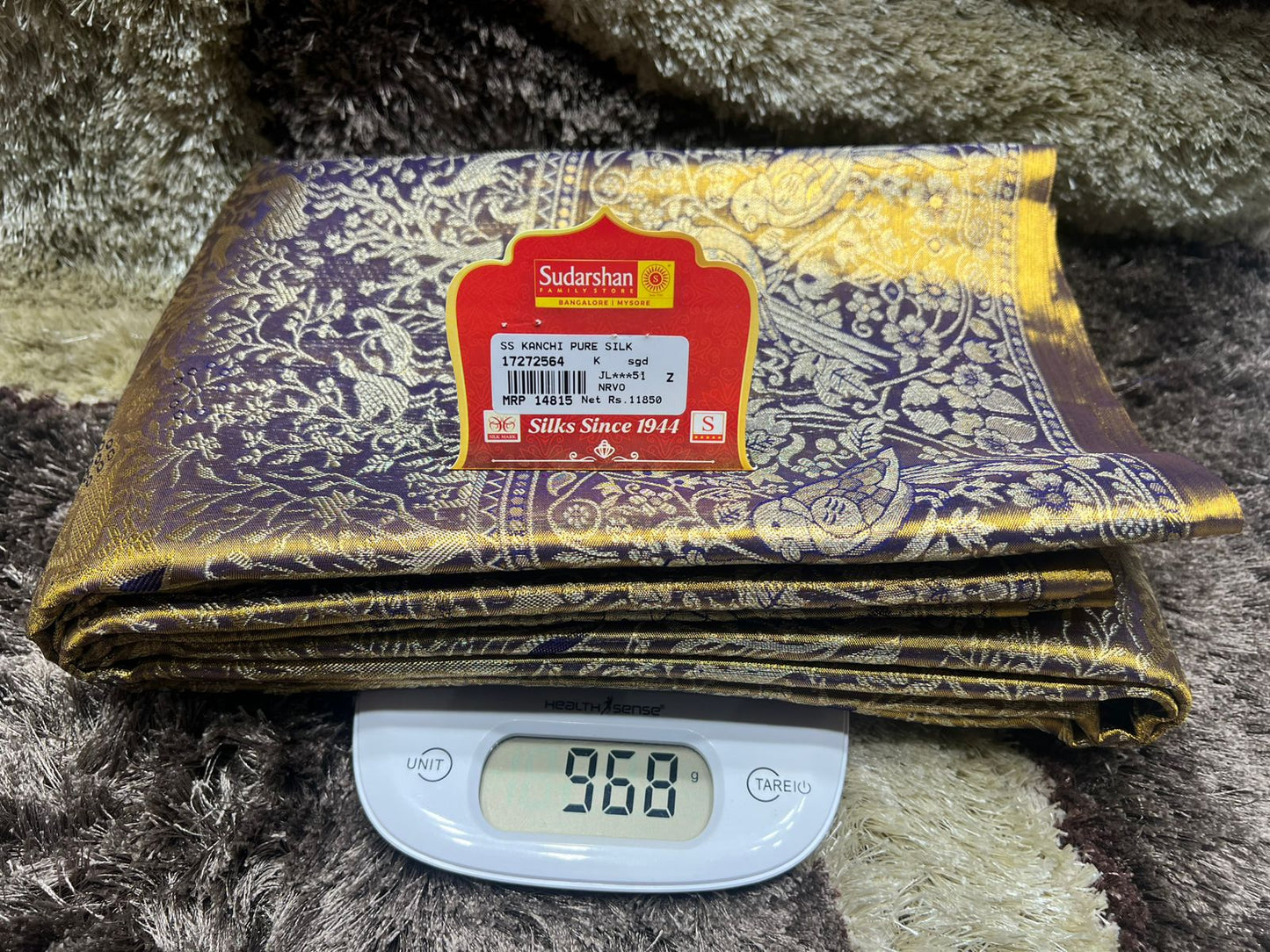 Pure Kanchipuram Silk Saree