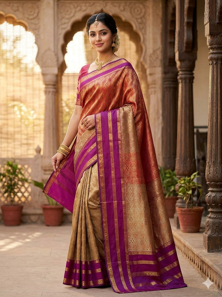 Pure Kanchipuram Silk Saree